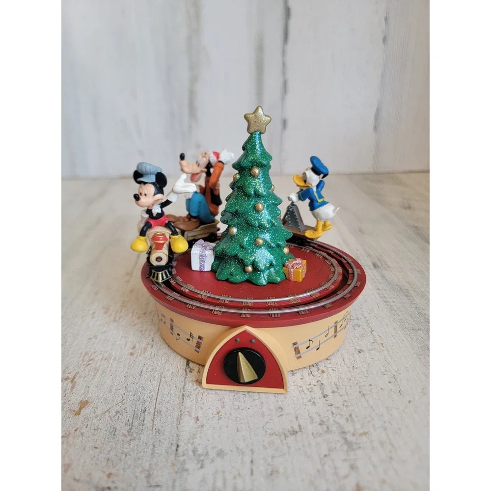 Hallmark vintage Mickey's jingle bell Express ornament Xmas animated Disney